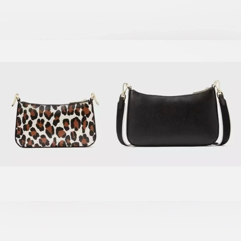 Kate Spade Duet Leopard Crossbody Bag